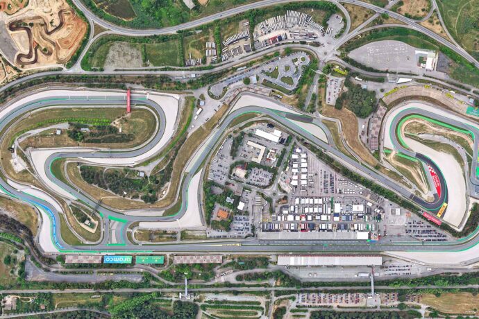 Circuit de Barcelona-Catalunya Luftaufnahme
